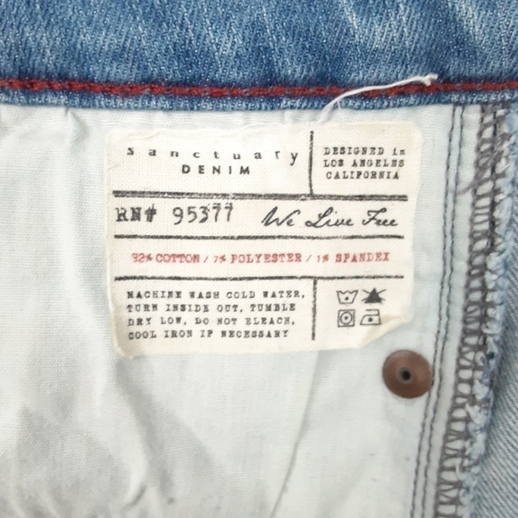 Sanctuary Button Front Denim Skirt - Picture 7 of 7